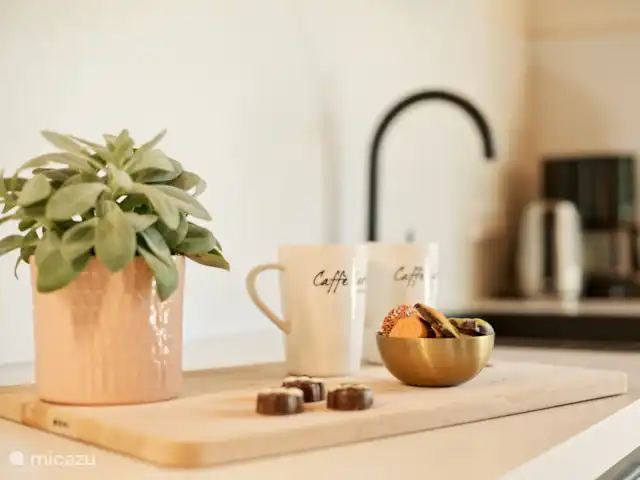 Iets lekkers bij de koffie bij aankomst